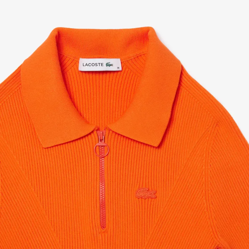 LACOSTE Polo Shirt Women's Orange-3