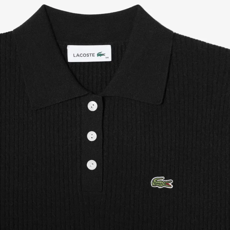 LACOSTE Polo Shirt Women's Black-1