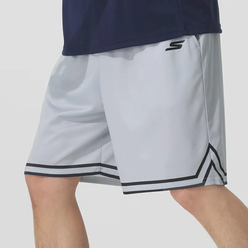 Skechers SS25 Casual Shorts Men's Light Gray-1
