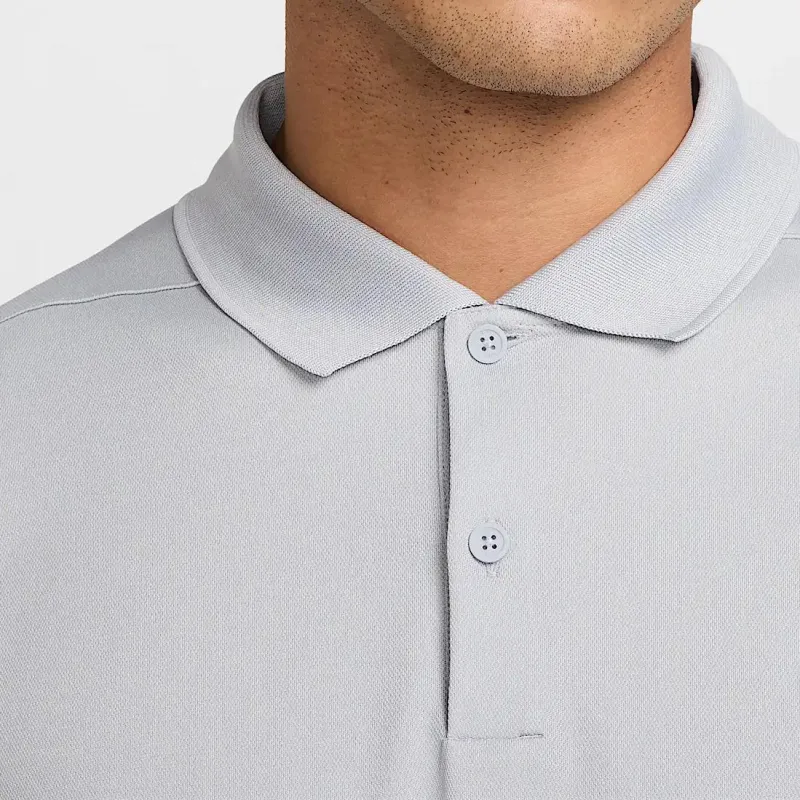 Nike Dri FIT VictorySwoosh Golf Clothing Men's Wolf Gray/White 012-2