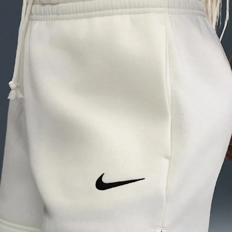 Nike Sportswear Phoenix Fleece Casual Shorts Women's White-3