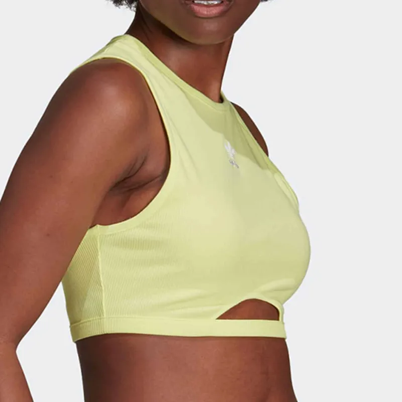 Adidas Originals Sport Vests Women's Yellow Green-3