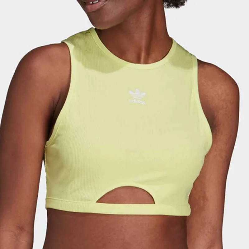 Adidas Originals Sport Vests Women's Yellow Green-1
