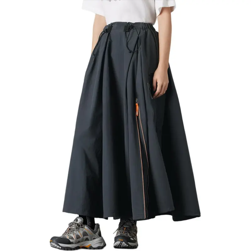THE NORTH FACE UE Series Casual Long Skirt Women's Ink Carbon Gray-3