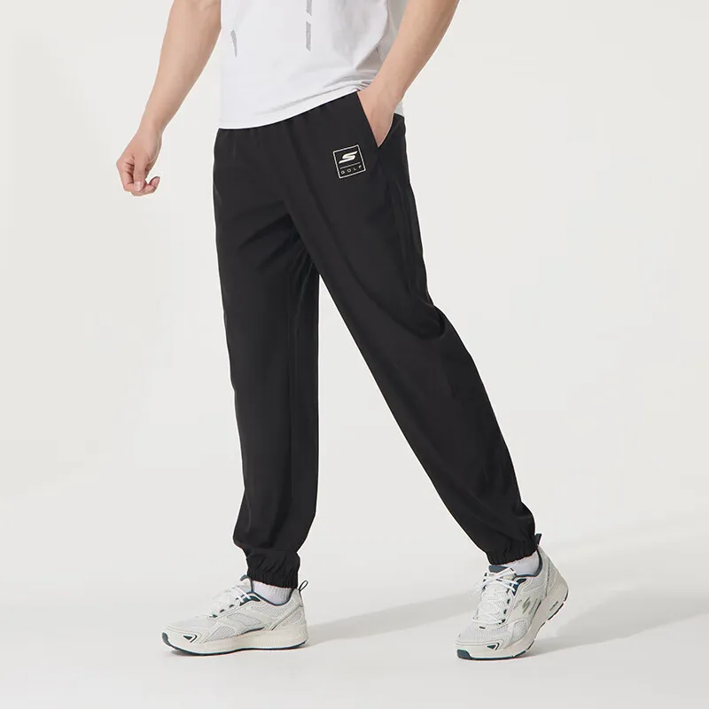 Skechers SS25 Knitted Sweatpants Men's Meteorite Black-4