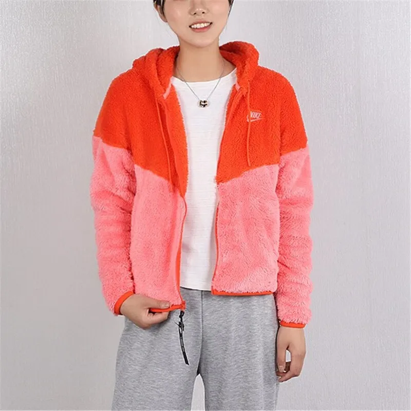 Nike Velvet feel Coat Women's Orange-2