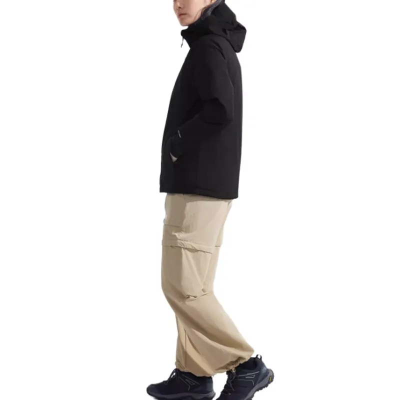 THE NORTH FACE City Outdoor Collection Waterproof And Windproof To Keep Warm Windbreaker Jacket Women's Cosmic Black-4