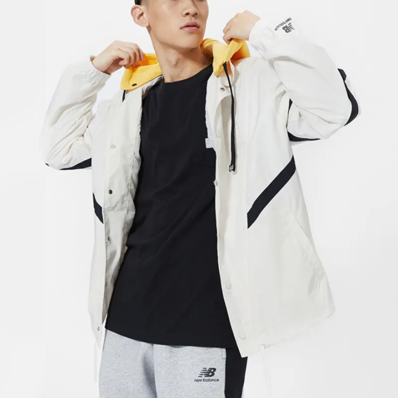 New Balance Coat Jacket Men's White-2