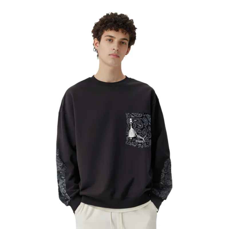 PUMA Sweatshirts Men Black-2
