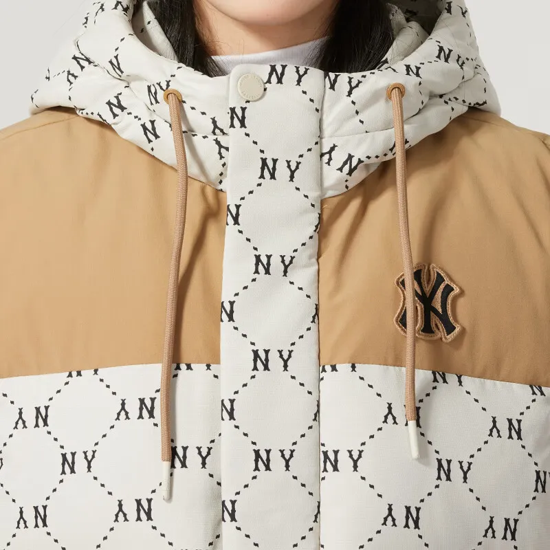 MLB New York Yankees Vest Unisex Dark Cream-4