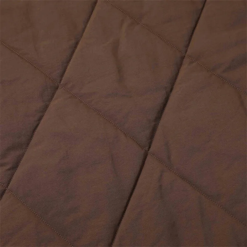 PUMA RETRO REVERIE PADDED BOMBER Jackets Coats Unisex Coffee Brown-3