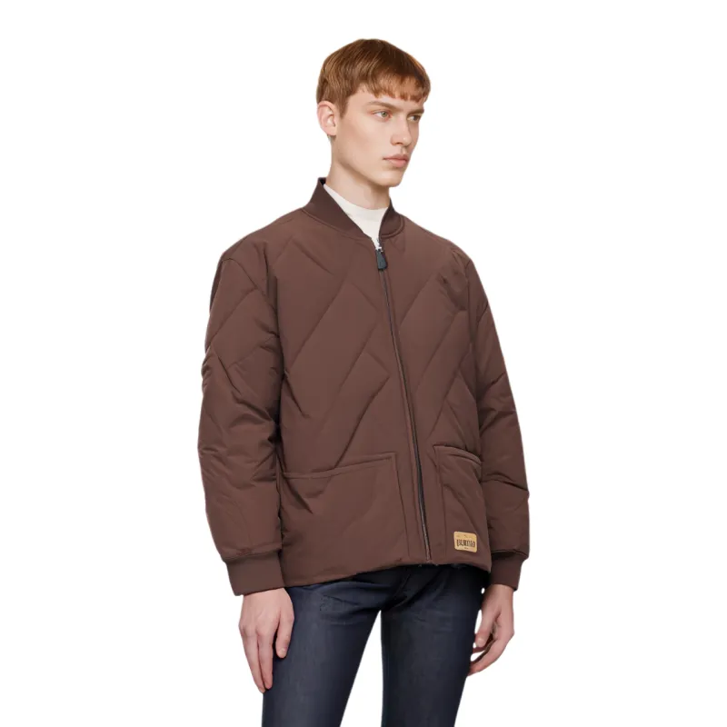 PUMA RETRO REVERIE PADDED BOMBER Jackets Coats Unisex Coffee Brown-2