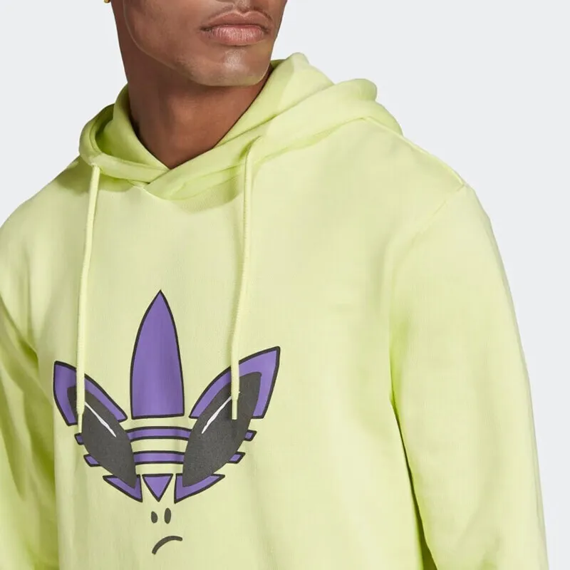 adidas originals Men's R.Y.V. Alien Graphic Hoodie Yellow-3