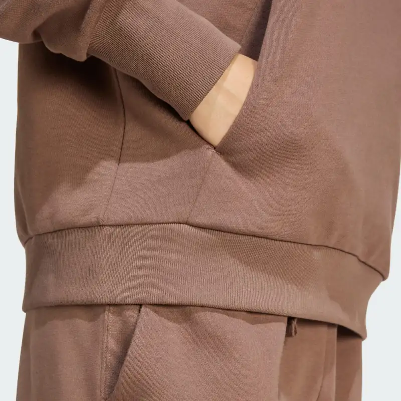 Adidas Free Shipping With AdiClub All Szn Fleece Loose Hoodie-5