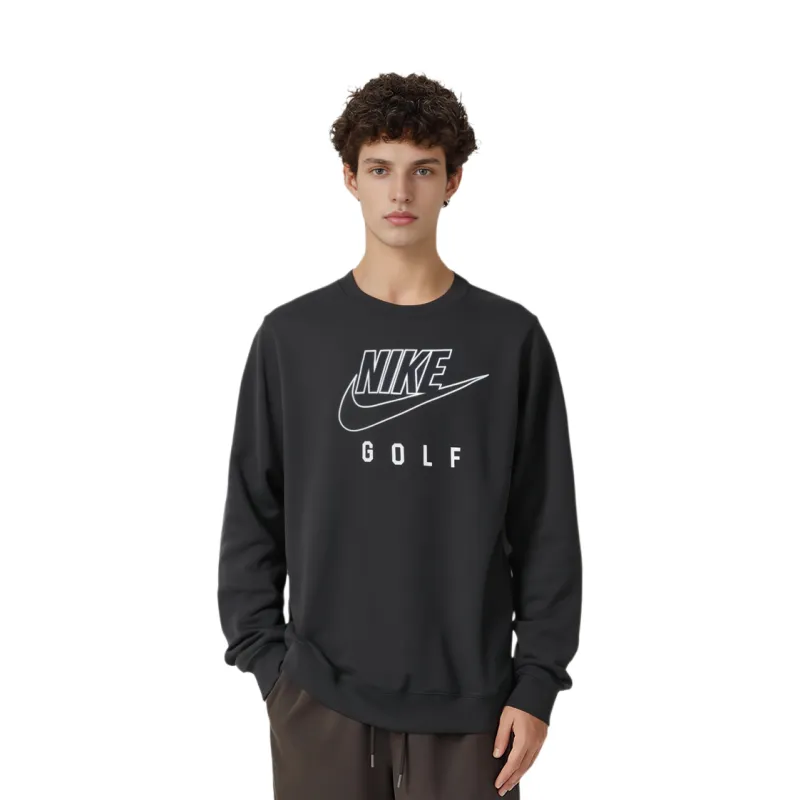 Nike Swoosh Club Fleece Men's Golf Pullover Crew Neck Sweatshirt-1