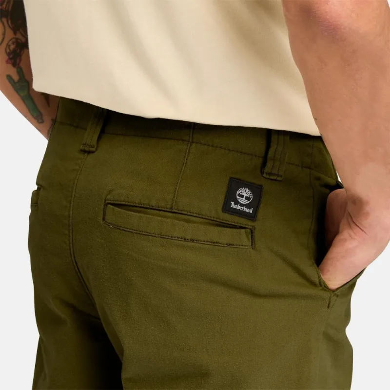 Timberland Casual Pants Men's Dark Olive Green-4