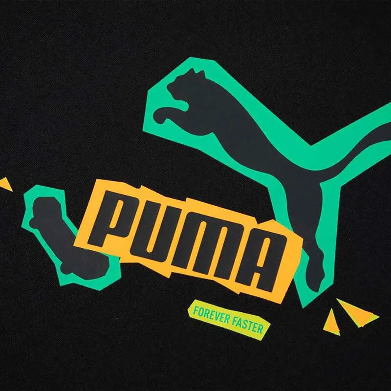 PUMA CLASSICS Street Sport Hoodie Casual Sportswear Men's Black-2