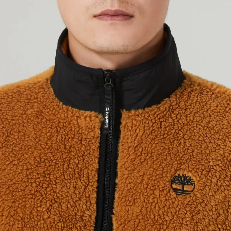 Timberland Velvet Jackets Men Brown-5