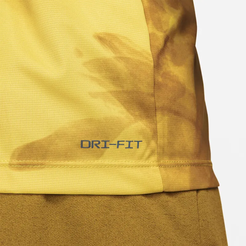 Nike T Shirts Men Bright Sulfur Yellow-4
