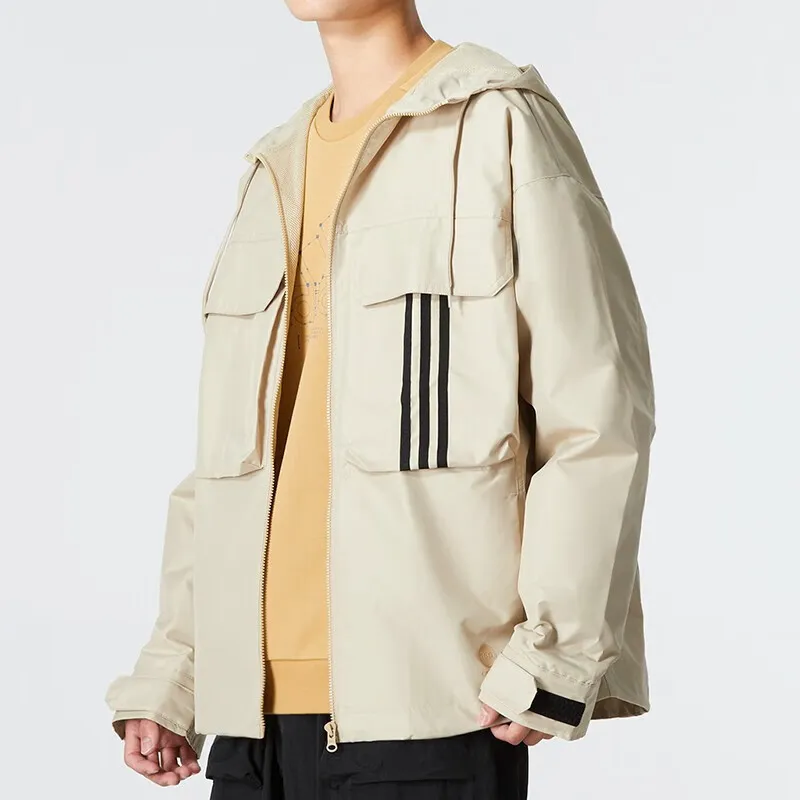 Adidas Jackets Men Khaki-4