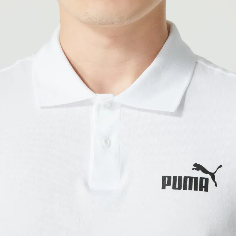 PUMA Polo Shirts Men White-4