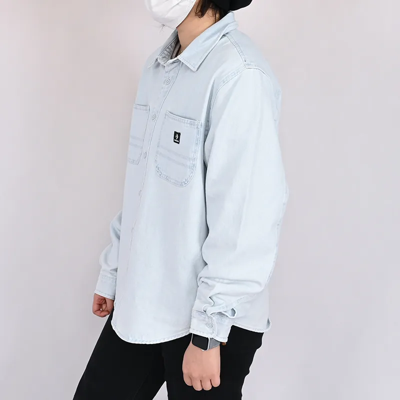 Converse Denim Jacket Unisex Light Blue-2