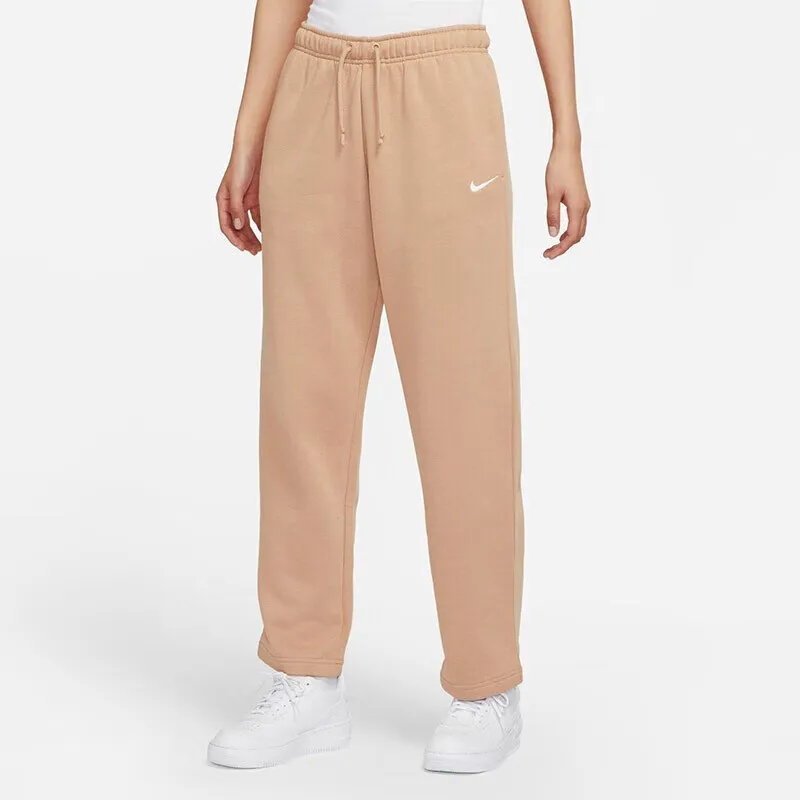Nike Knitted Sports Pants Women's Milk Tea Beige-1