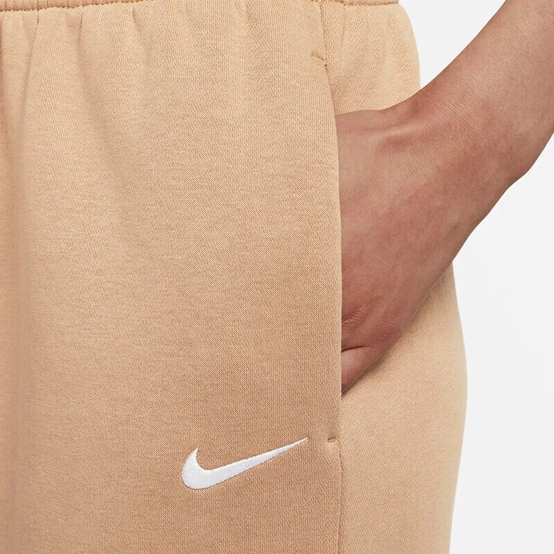 Nike Knitted Sports Pants Women's Milk Tea Beige-4