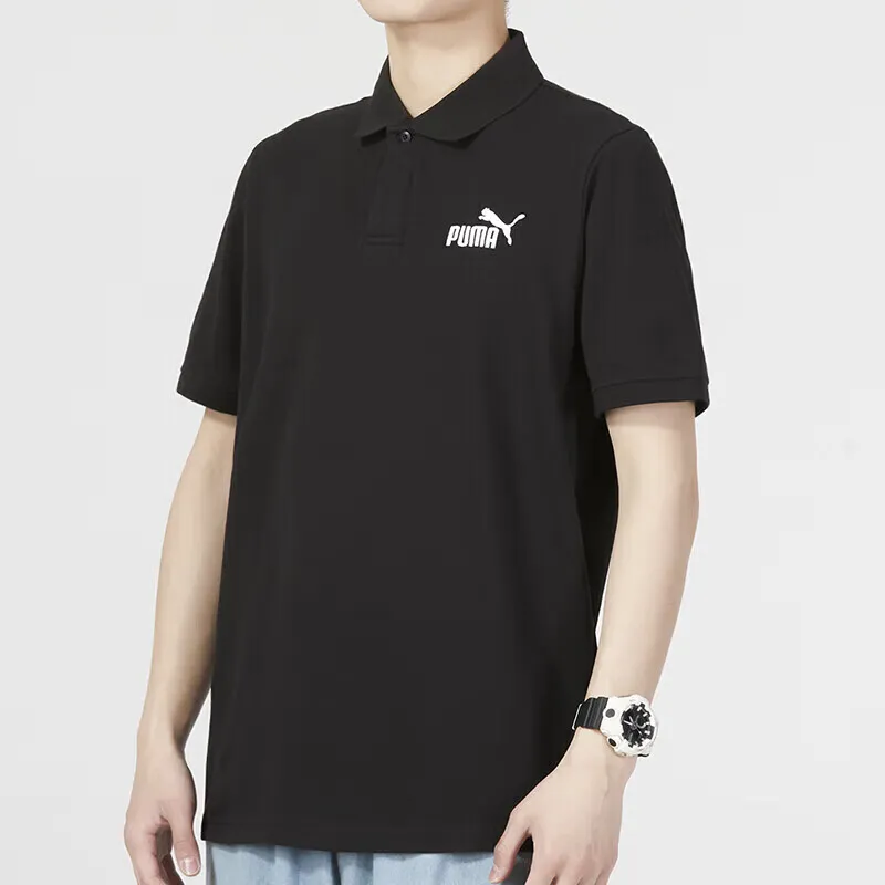 PUMA Polo Shirts Men Black-4
