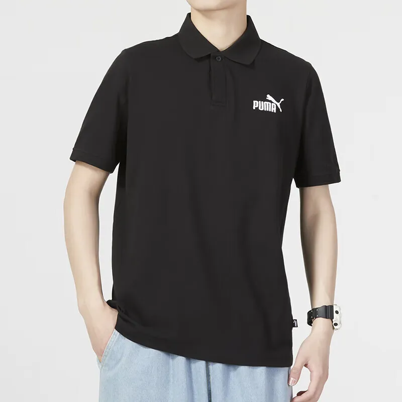 PUMA Polo Shirts Men Black-2