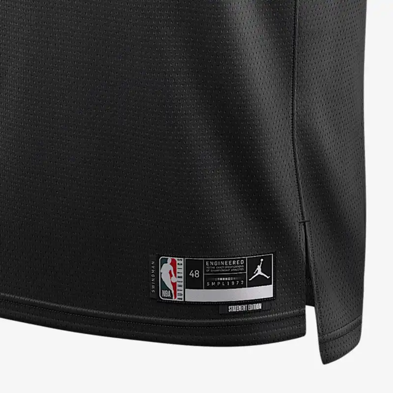 Jordan x NBA Houston Rockets Swingman Statement Edition Dri FIT Basketball Jersey Men's Black/Coal Black-3
