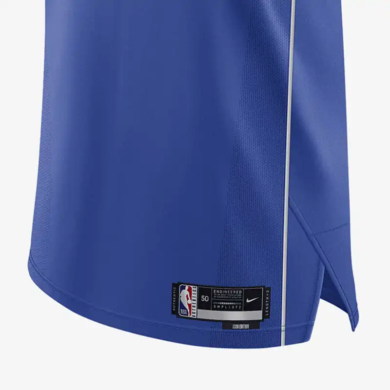 Nike x NBA Basketball Jerseys Men's Blue-3