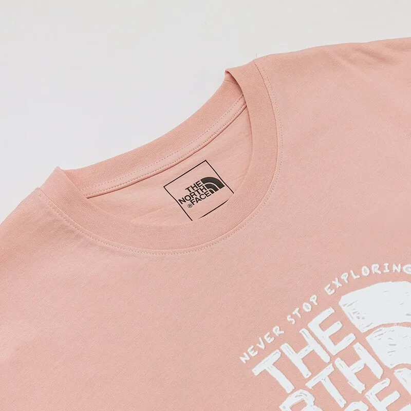 THE NORTH FACE T Shirt Unisex Pink-4