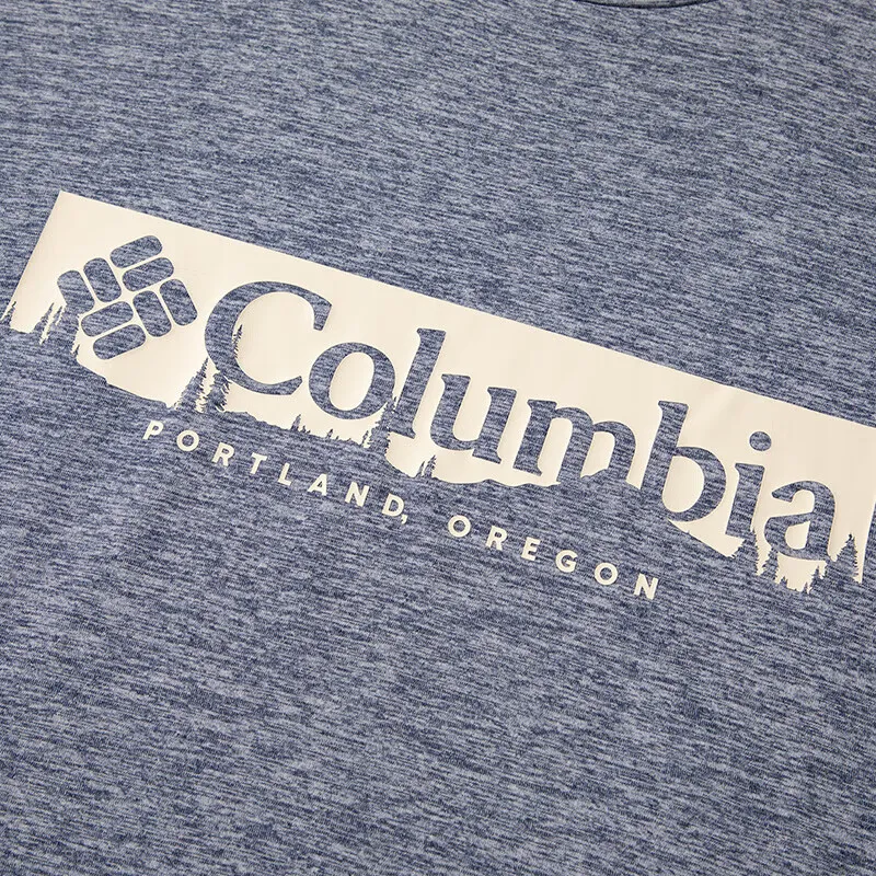 Columbia T Shirt Men's Light Blue-3