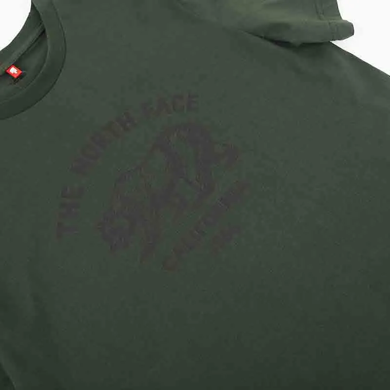 THE NORTH FACE T Shirt Men's Green/Black-2