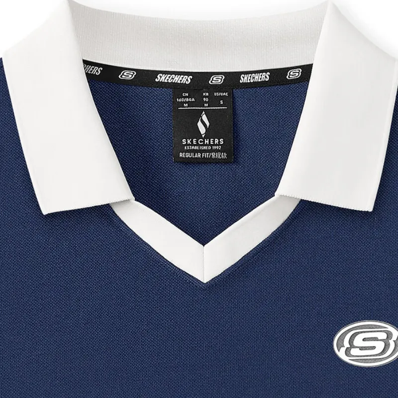 Skechers Sports Alliance Series Polo Shirt Women's Marine Blue 00DU-2