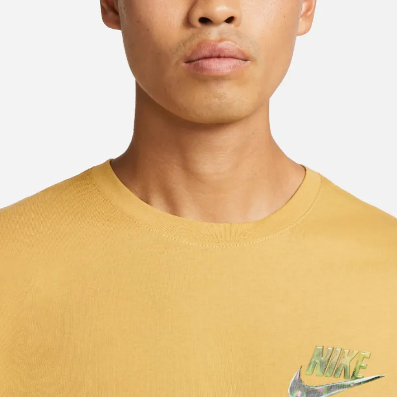 Nike T Shirts Men Wheat Gold-3