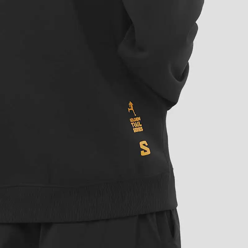 SALOMON Hoodie M Sweatshirt Men's Pitch Black-3