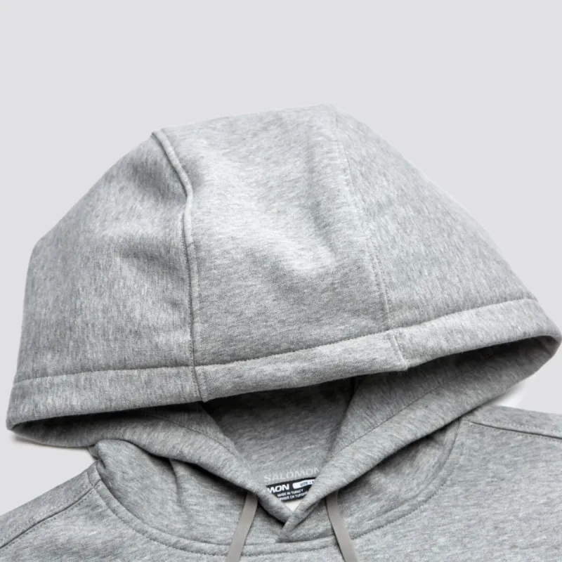SALOMON Hoodie M Sweatshirt Men's Heather Gray-2