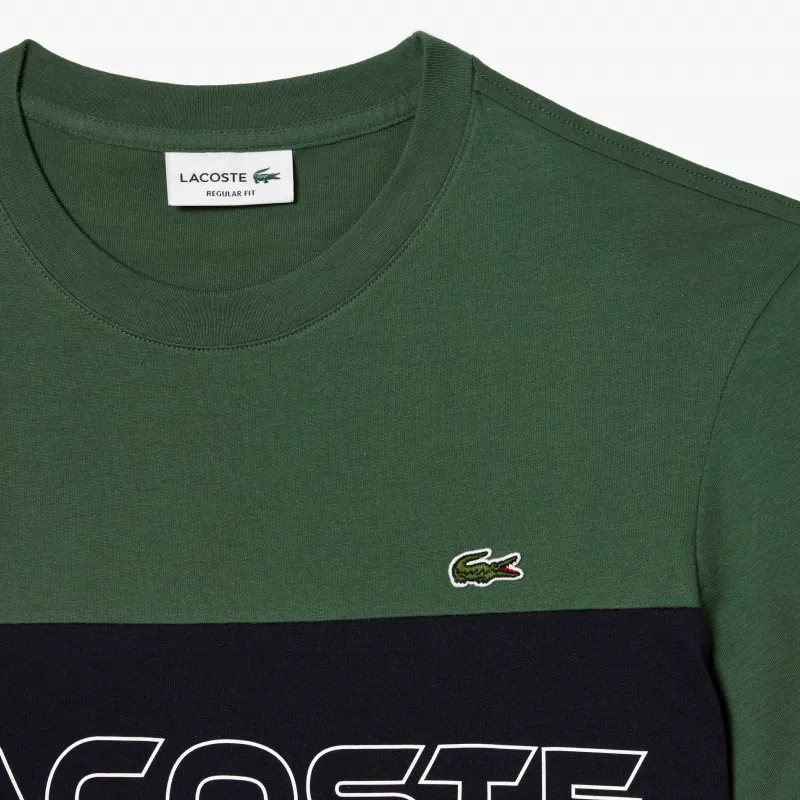 LACOSTE T Shirt Men's Olive Green-1