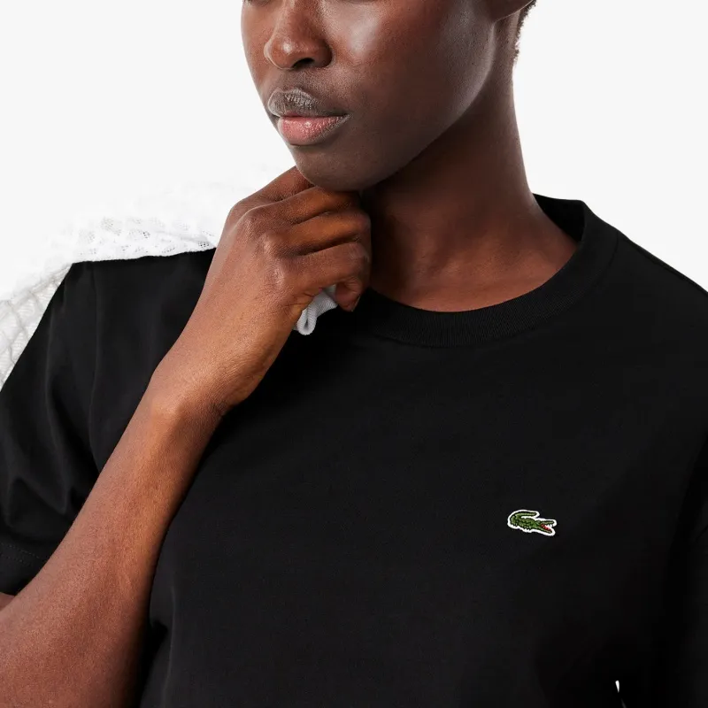 LACOSTE T Shirts Women's Black-3