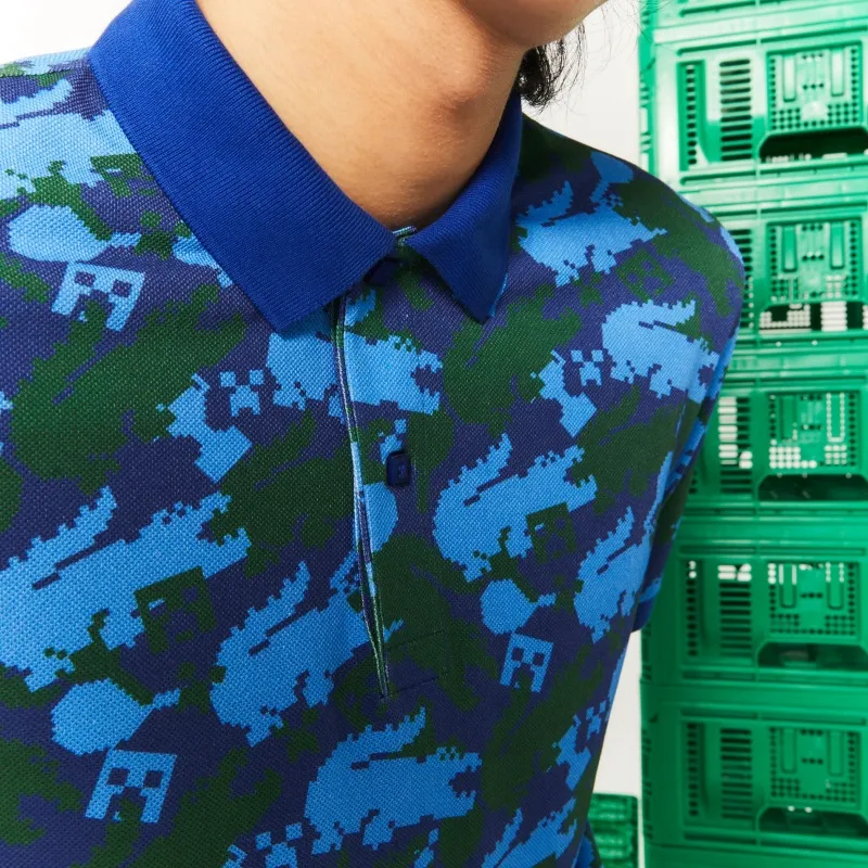 LACOSTE Polo Shirts Unisex Blue-4