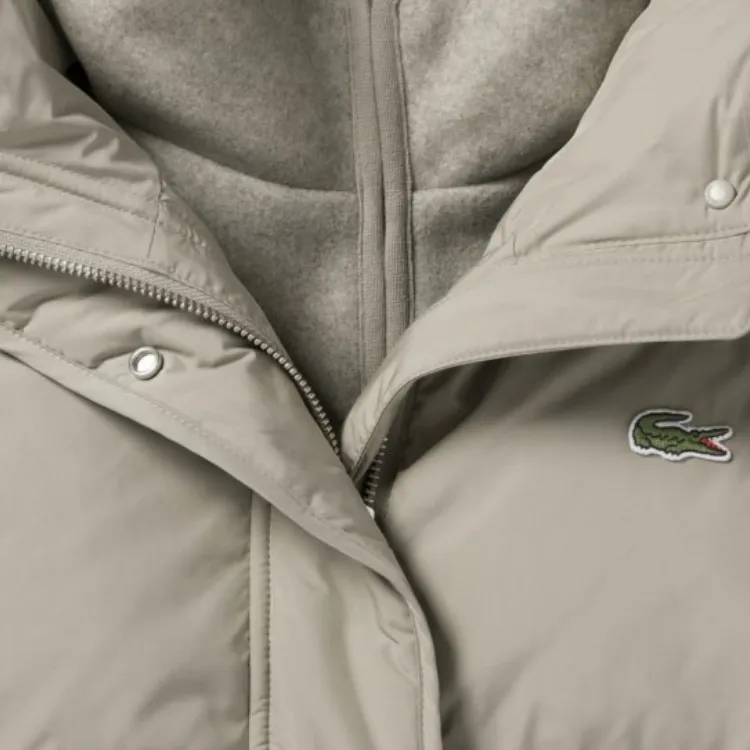 LACOSTE Down Jackets Women's Beige-3