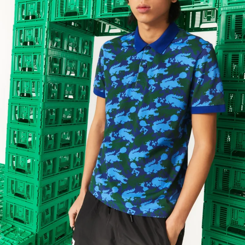 LACOSTE Polo Shirts Unisex Blue-3