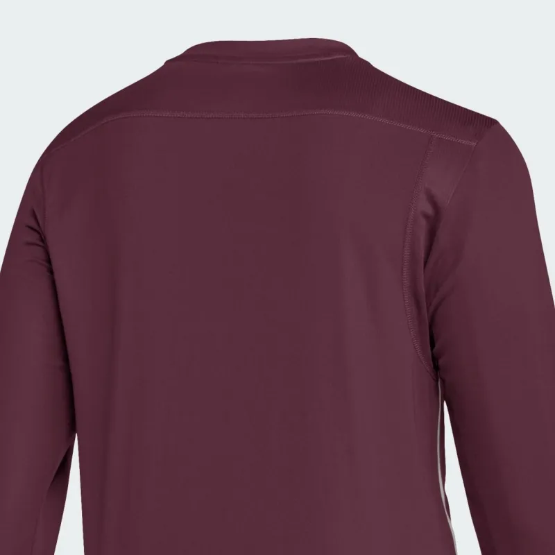 Adidas Women's Team Issue Long Sleeve Jersey Team Maroon/White-3