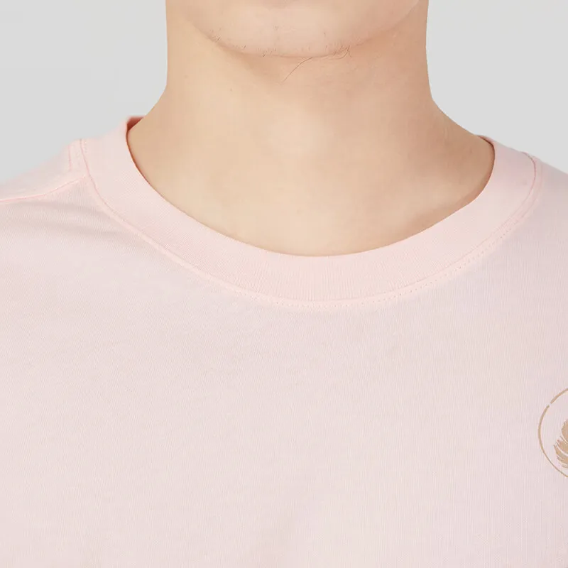 Nike Drop Shoulder Sleeve T-Shirt Men's Pink-3