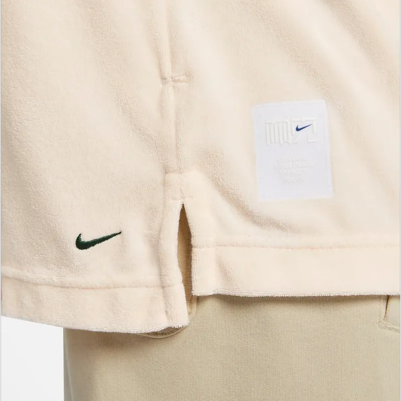 Nike Sportswear Polo Shirt Men's Light Ivory White-3