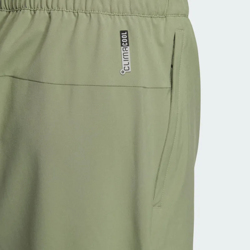 Adidas Climacool Knitted Sports Pants Men's Tent Green-4