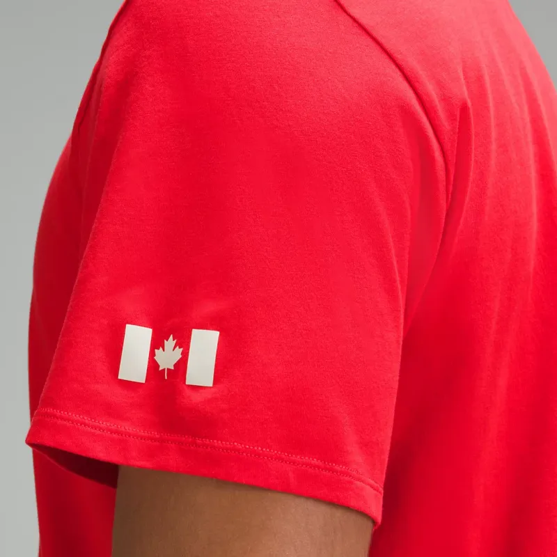 Lululemon COCTeam Canada Collection T Shirt Men's Spicy Red-3