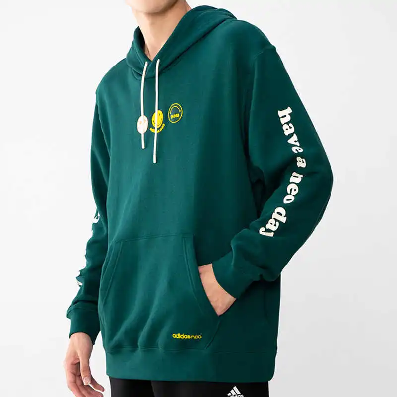 Adidas Neo x Smiley Sweatshirt Men's Green-4